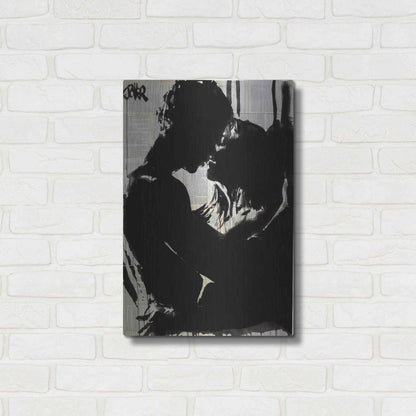 Luxe Metal Art 'Connection 2' by Loui Jover, Metal Wall Art,16x24