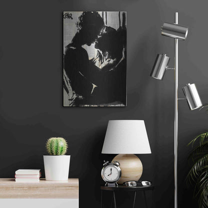 Luxe Metal Art 'Connection 2' by Loui Jover, Metal Wall Art,16x24