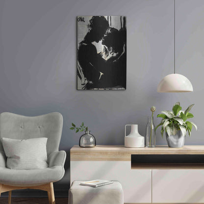 Luxe Metal Art 'Connection 2' by Loui Jover, Metal Wall Art,16x24