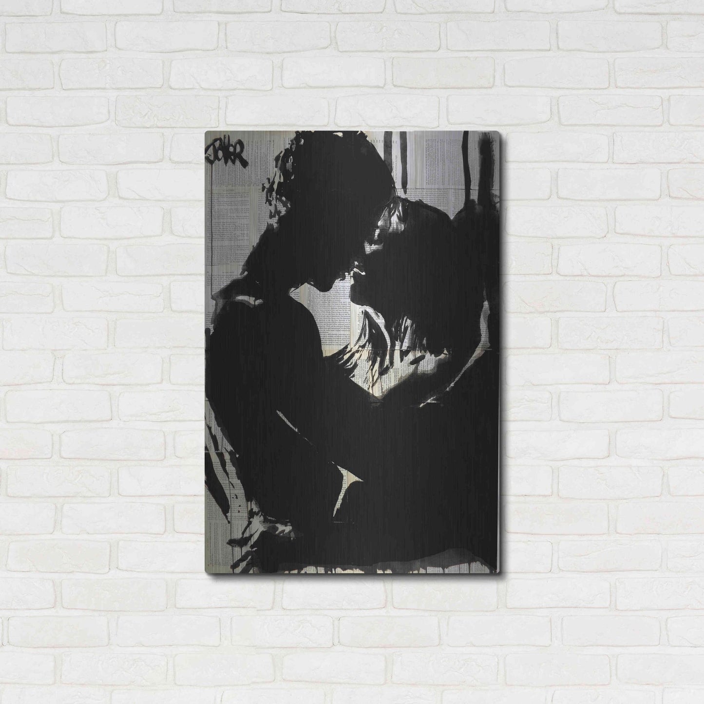 Luxe Metal Art 'Connection 2' by Loui Jover, Metal Wall Art,24x36