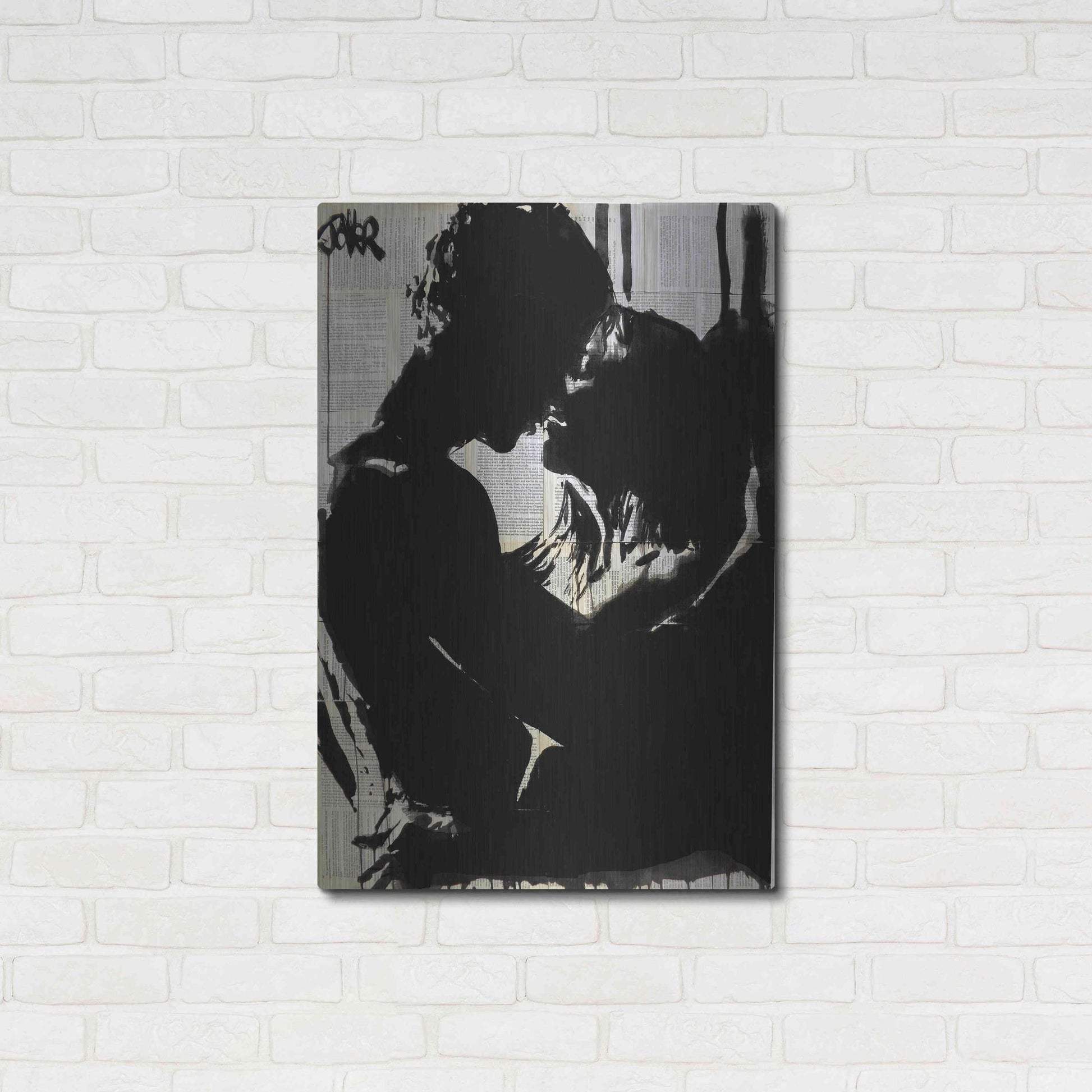 Luxe Metal Art 'Connection 2' by Loui Jover, Metal Wall Art,24x36