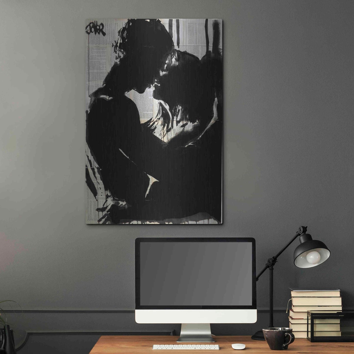Luxe Metal Art 'Connection 2' by Loui Jover, Metal Wall Art,24x36