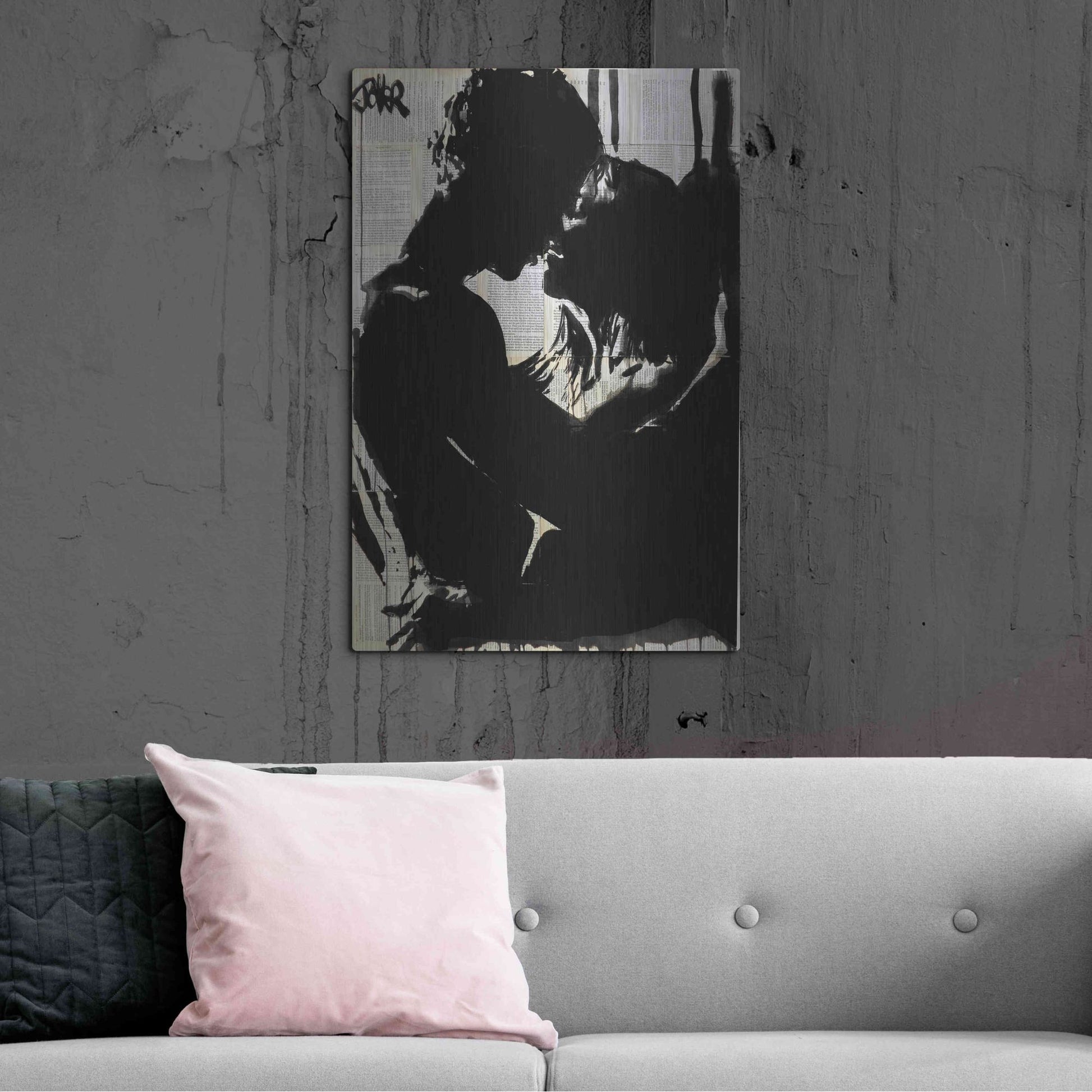Luxe Metal Art 'Connection 2' by Loui Jover, Metal Wall Art,24x36