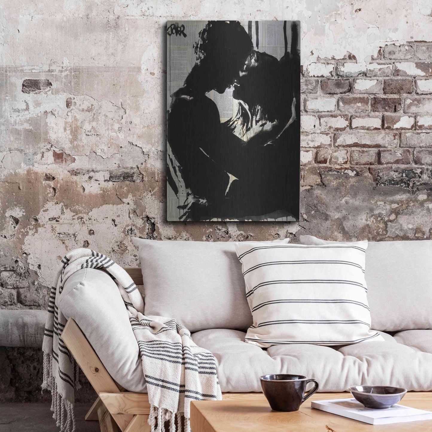 Luxe Metal Art 'Connection 2' by Loui Jover, Metal Wall Art,24x36