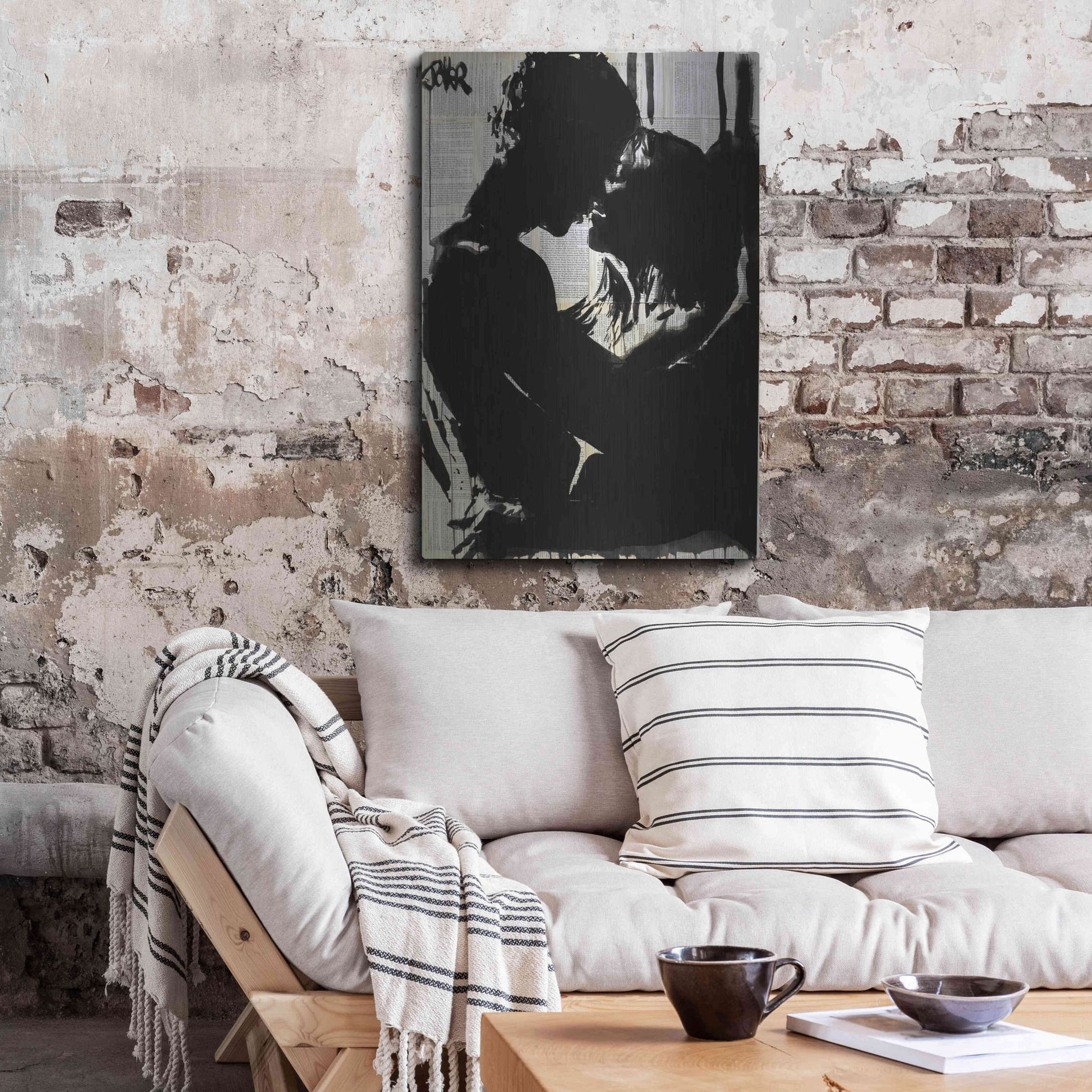 Luxe Metal Art 'Connection 2' by Loui Jover, Metal Wall Art,24x36