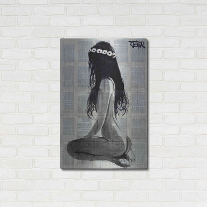 Luxe Metal Art 'Daisy Chain' by Loui Jover, Metal Wall Art,24x36