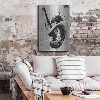 Luxe Metal Art 'Dive' by Loui Jover, Metal Wall Art,24x36