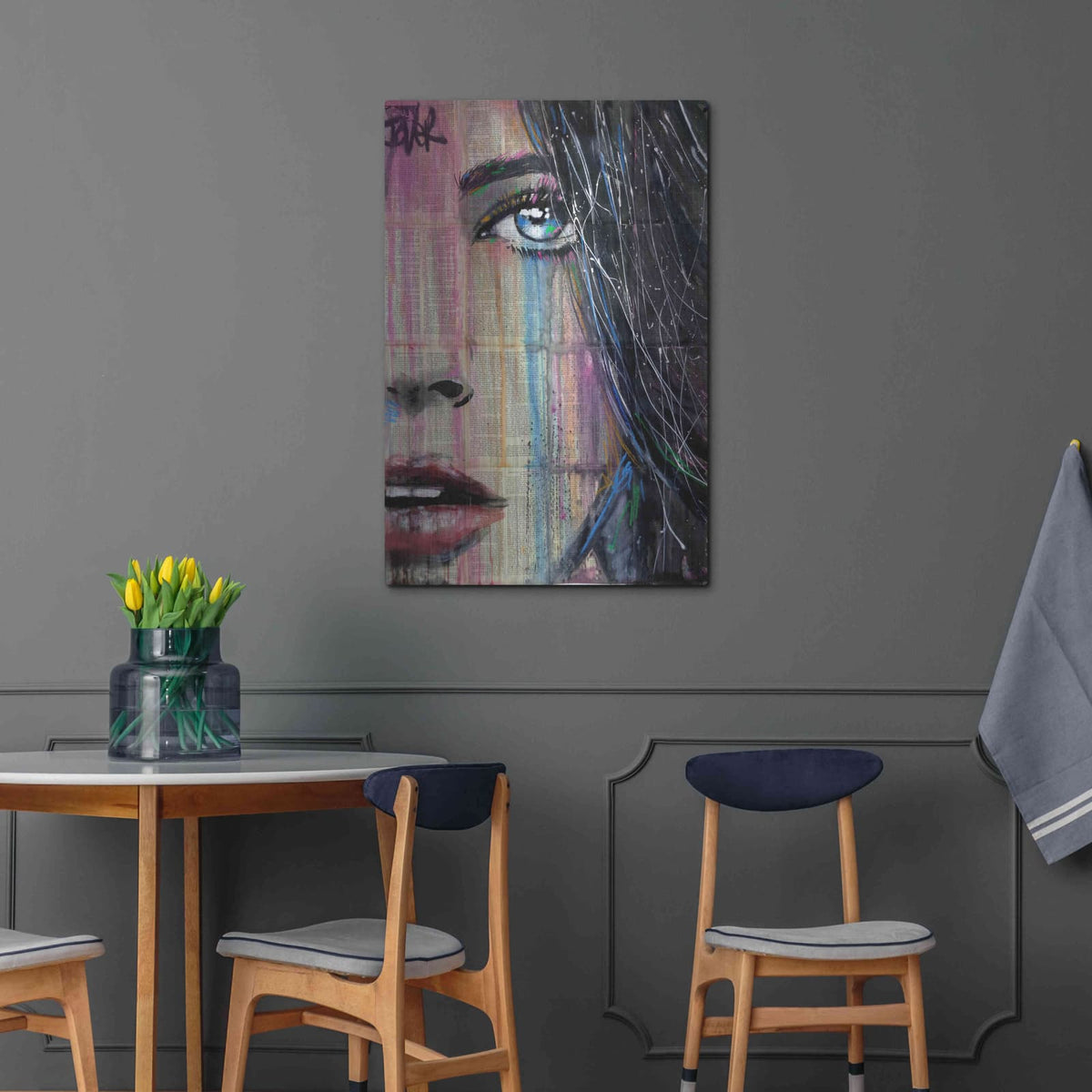 'Fahrenheit' by Loui Jover – Metal Wall Art, 24x36 room view