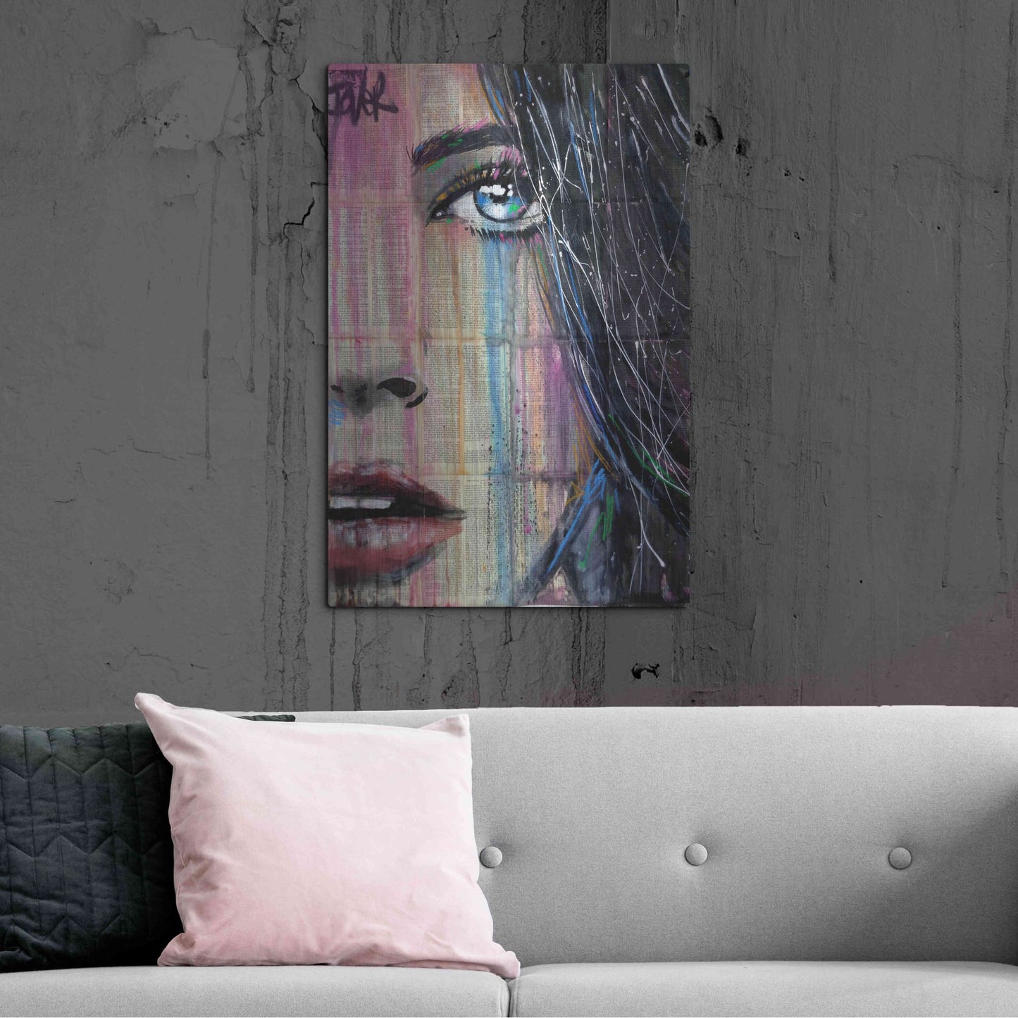 Luxe Metal Art 'Fahrenheit' by Loui Jover, Metal Wall Art,24x36