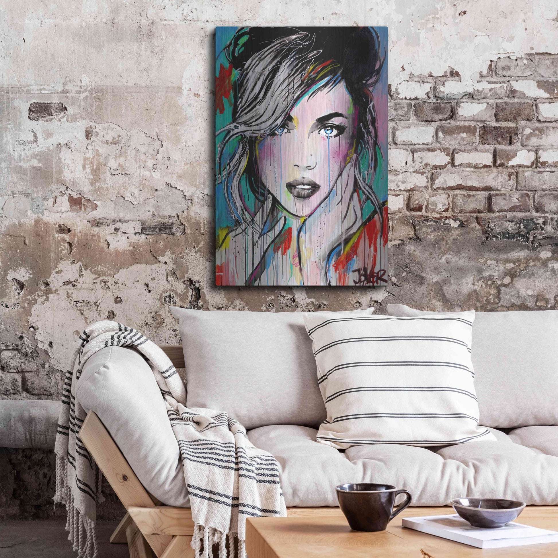 Luxe Metal Art 'Forever' by Loui Jover, Metal Wall Art,24x36