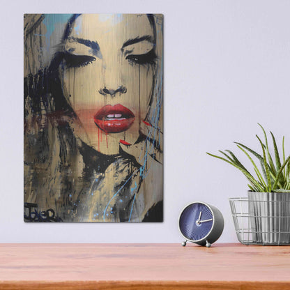 Luxe Metal Art 'Gloss' by Loui Jover, Metal Wall Art,12x16