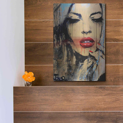 Luxe Metal Art 'Gloss' by Loui Jover, Metal Wall Art,12x16
