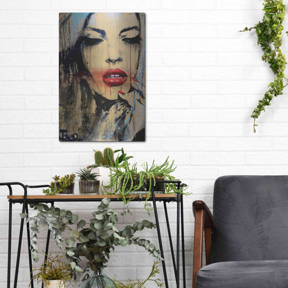 Luxe Metal Art 'Gloss' by Loui Jover, Metal Wall Art,12x16