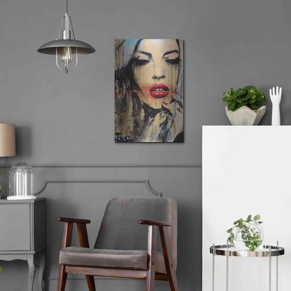 Luxe Metal Art 'Gloss' by Loui Jover, Metal Wall Art,16x24
