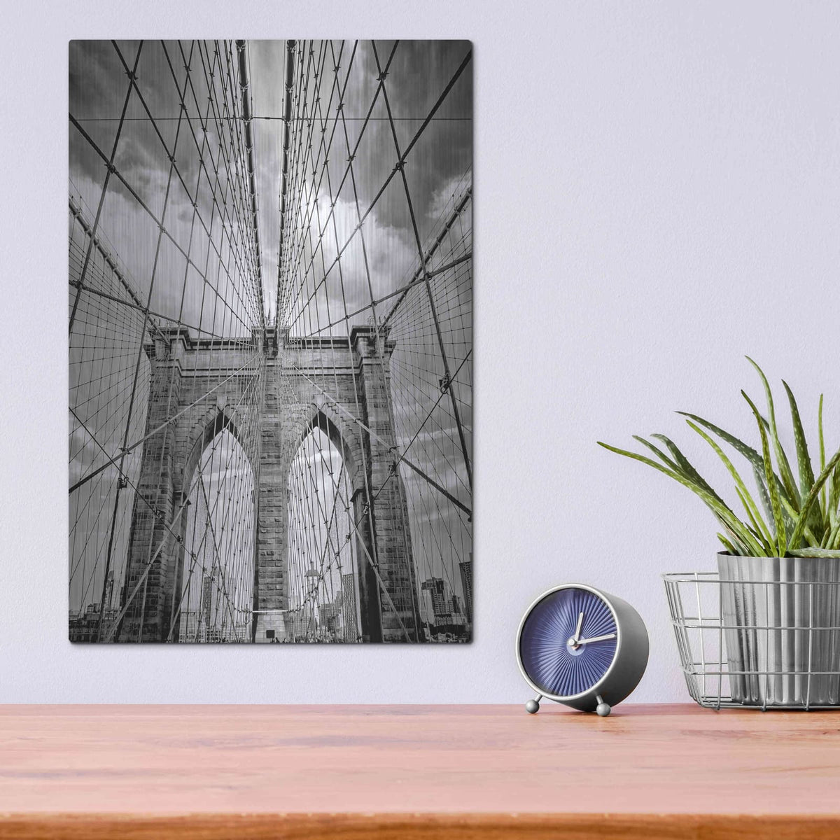'Brooklyn Passage' by Design Fabrikken – Metal Wall Art, 12x16 room view