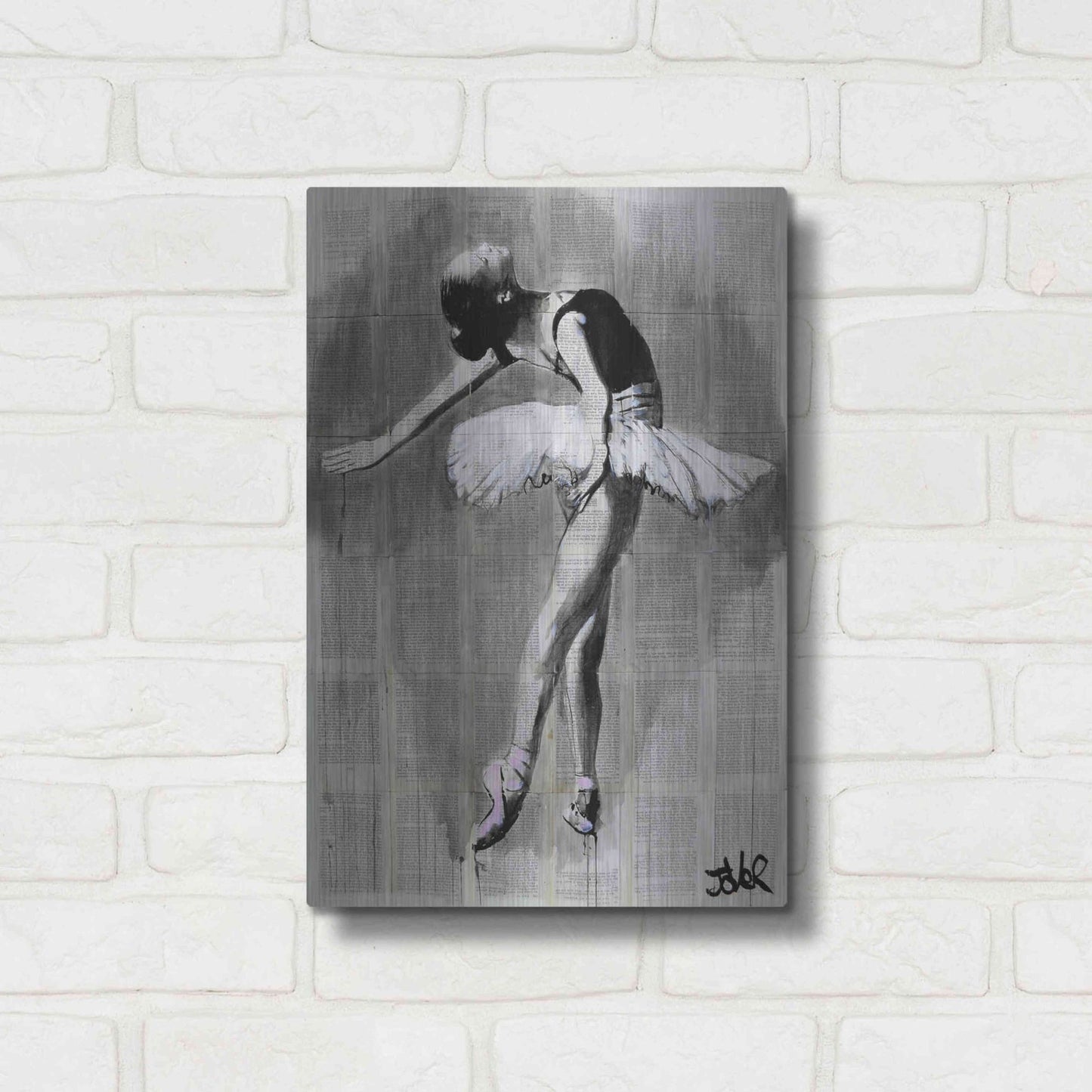 Luxe Metal Art 'Her Finest Hour' by Loui Jover, Metal Wall Art,12x16