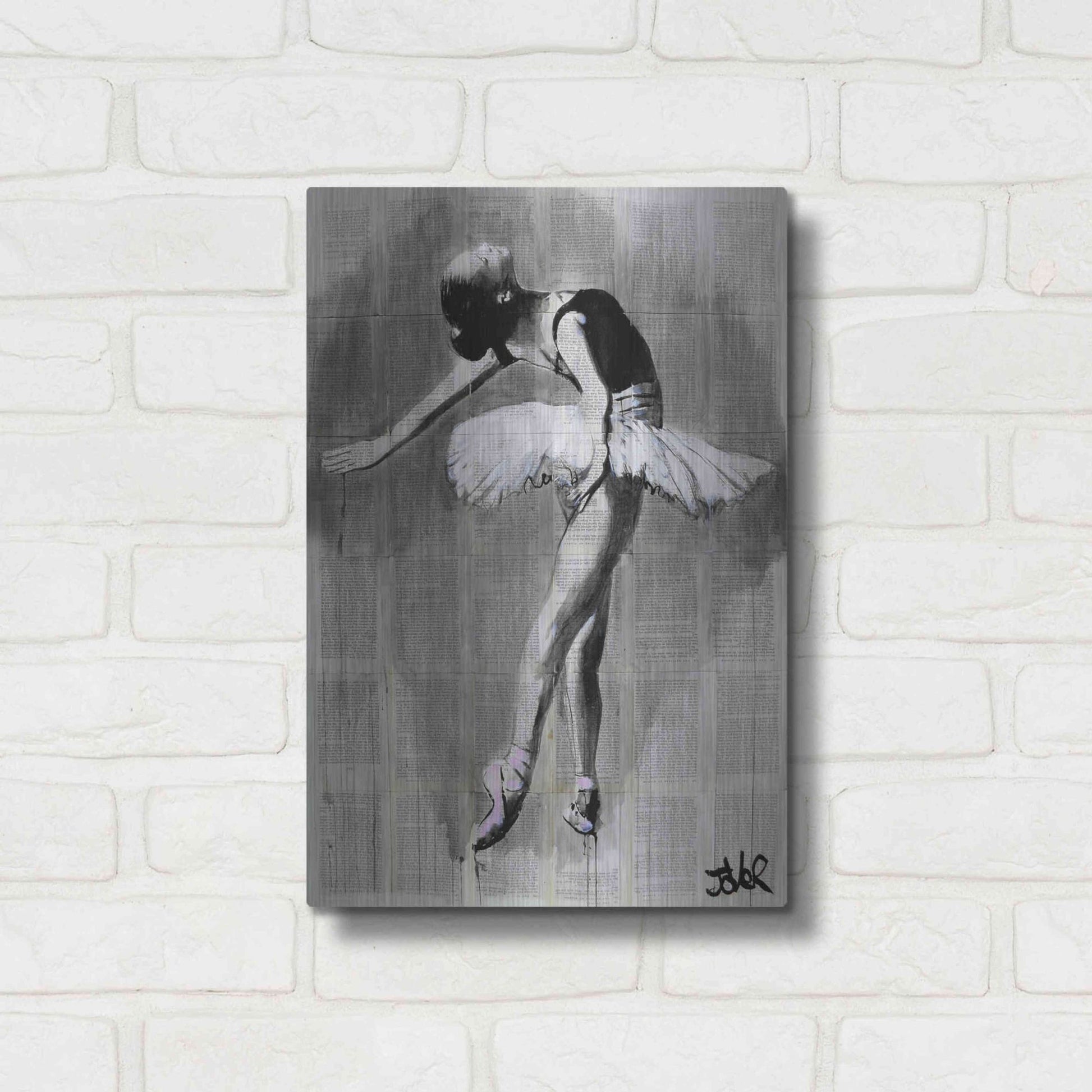 Luxe Metal Art 'Her Finest Hour' by Loui Jover, Metal Wall Art,12x16