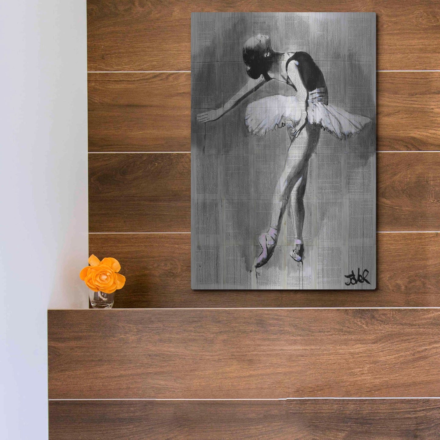 Luxe Metal Art 'Her Finest Hour' by Loui Jover, Metal Wall Art,12x16