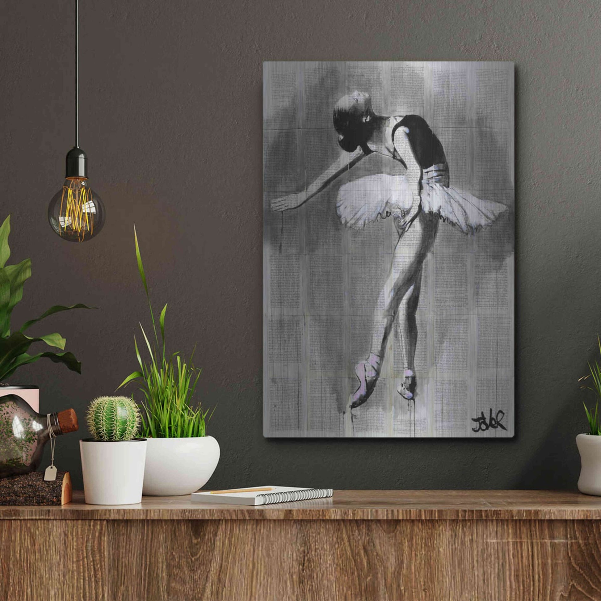 Luxe Metal Art 'Her Finest Hour' by Loui Jover, Metal Wall Art,12x16