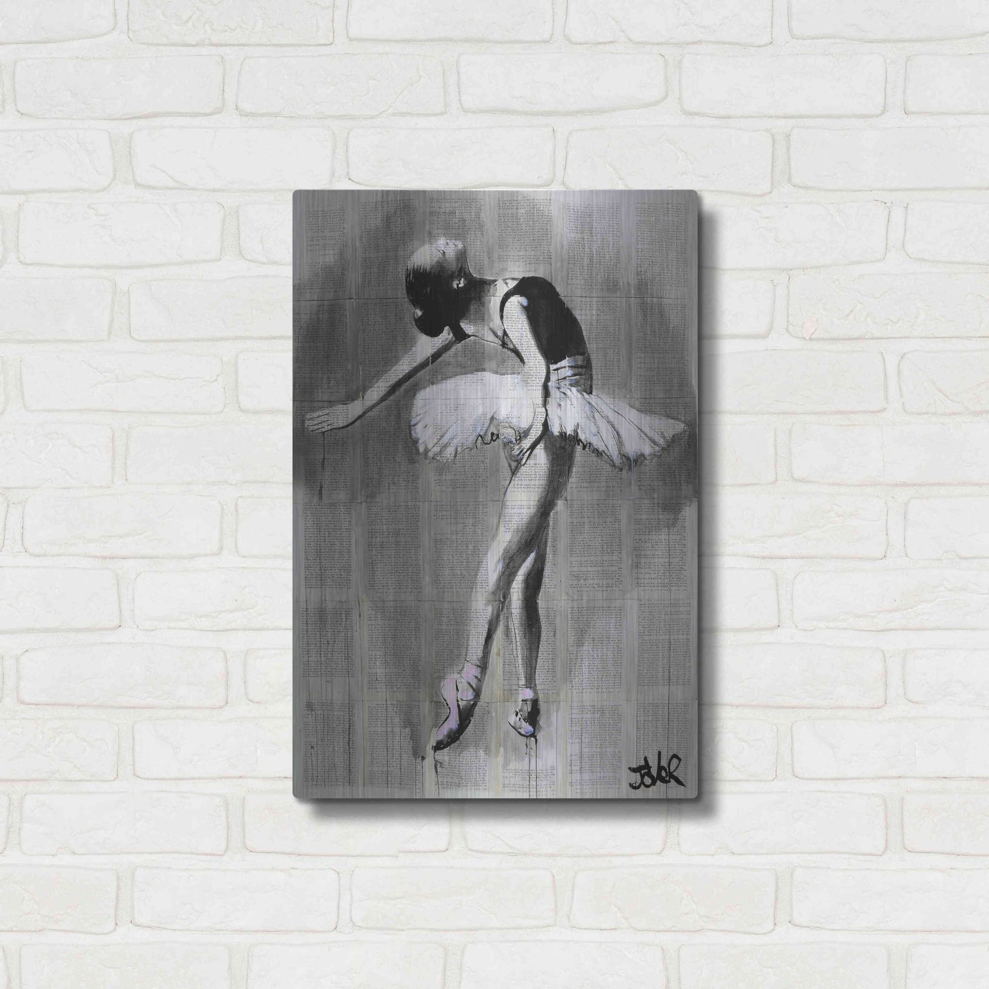 Luxe Metal Art 'Her Finest Hour' by Loui Jover, Metal Wall Art,16x24