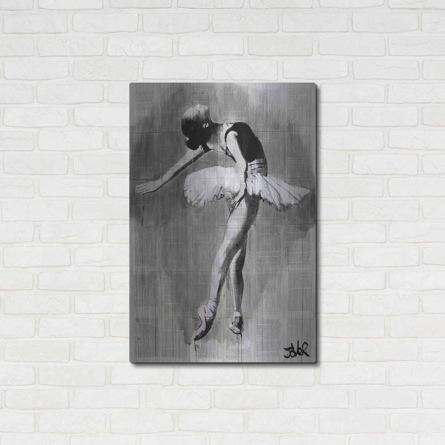 Luxe Metal Art 'Her Finest Hour' by Loui Jover, Metal Wall Art,24x36