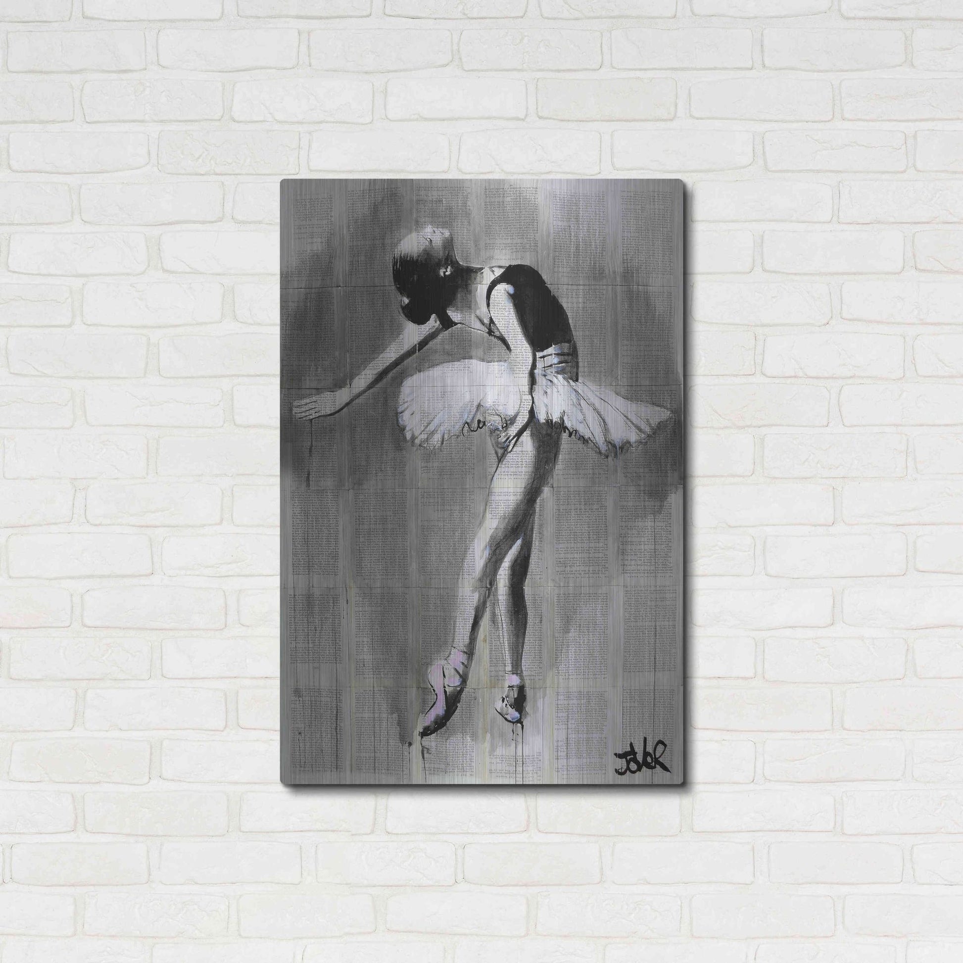 Luxe Metal Art 'Her Finest Hour' by Loui Jover, Metal Wall Art,24x36