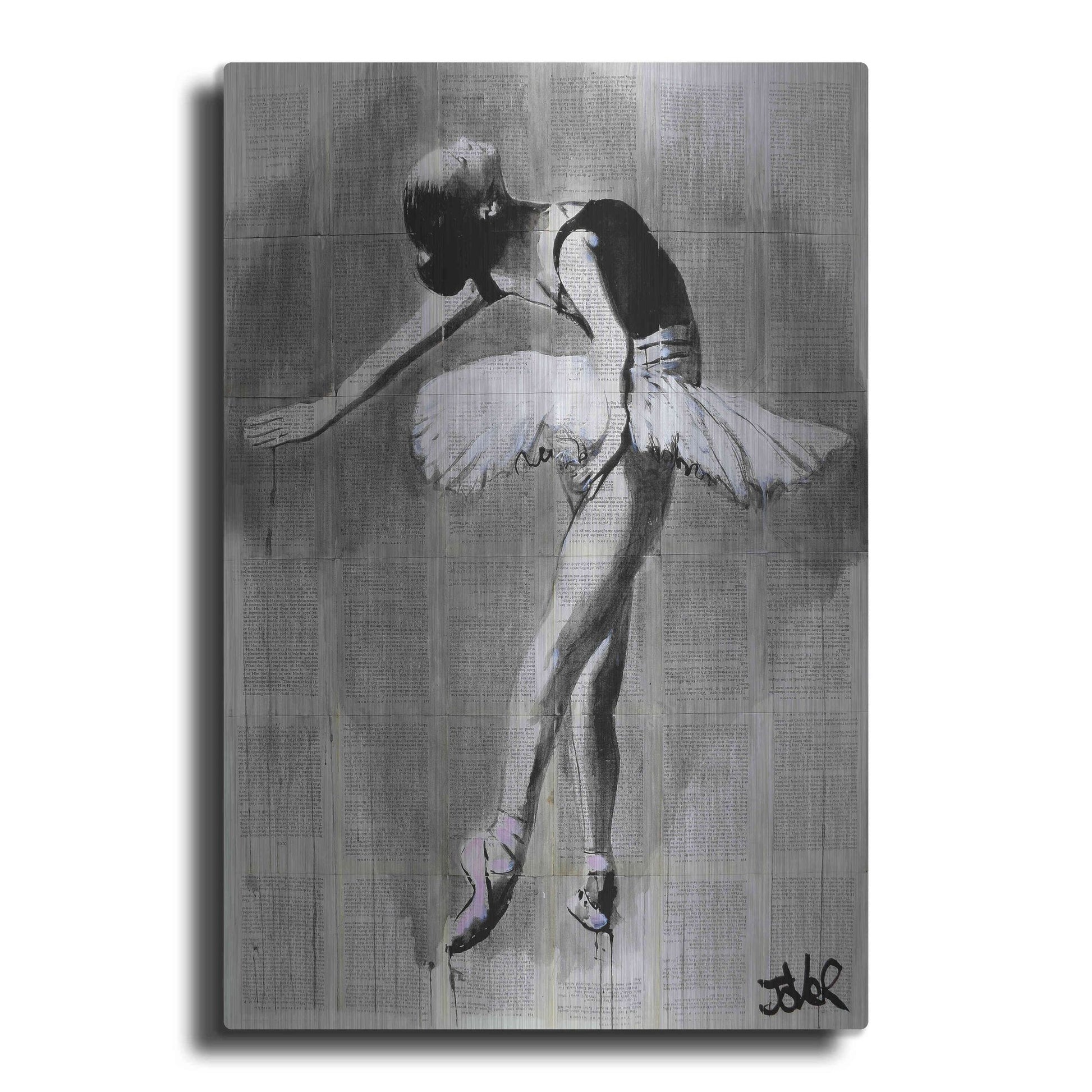 Luxe Metal Art 'Her Finest Hour' by Loui Jover, Metal Wall Art