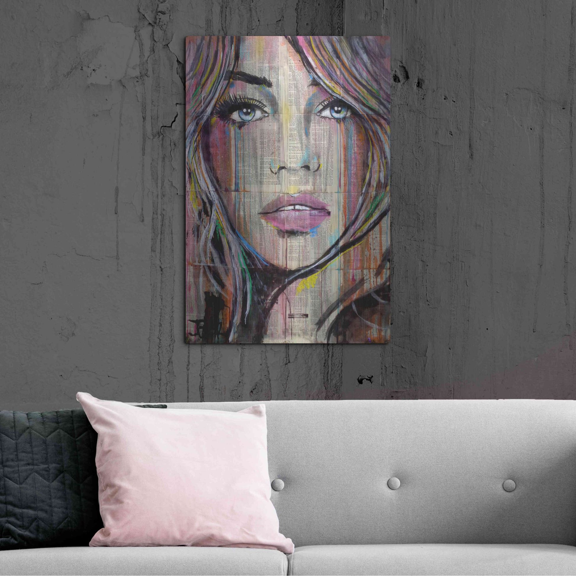 Luxe Metal Art 'In Someways' by Loui Jover, Metal Wall Art,24x36