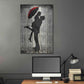 Luxe Metal Art 'Love and Rain' by Loui Jover, Metal Wall Art,24x36