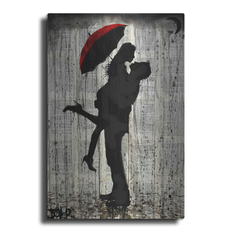 'Love and Rain' by Loui Jover – Metal Wall Art