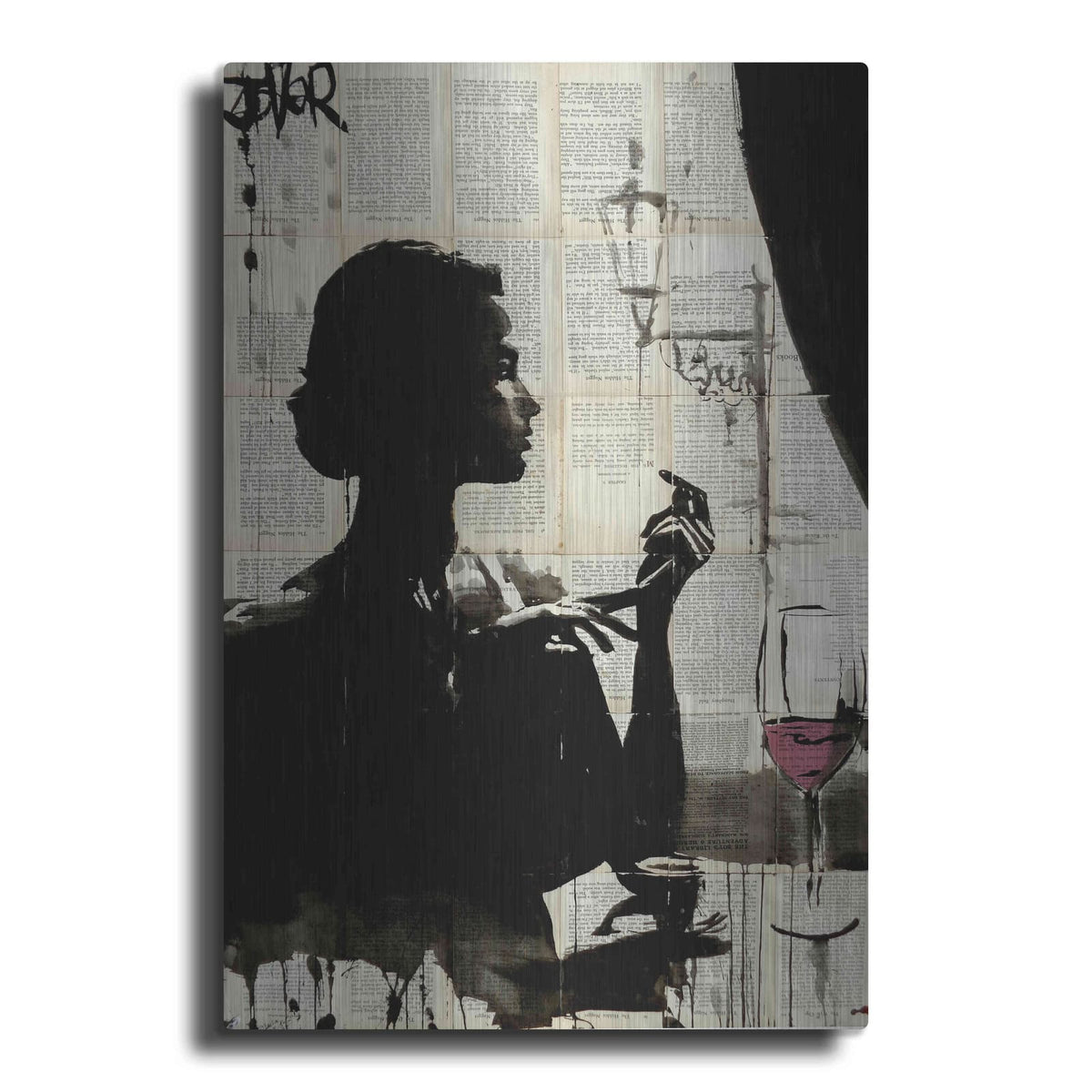 'Lush Life' by Loui Jover – Metal Wall Art