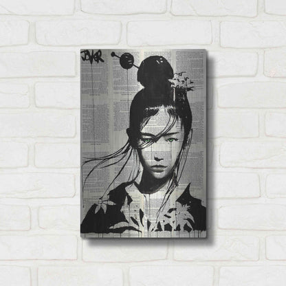 Luxe Metal Art 'Narumi' by Loui Jover, Metal Wall Art,12x16