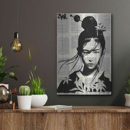 Luxe Metal Art 'Narumi' by Loui Jover, Metal Wall Art,12x16