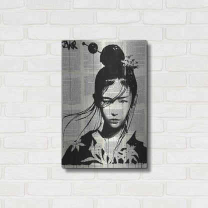 Luxe Metal Art 'Narumi' by Loui Jover, Metal Wall Art,16x24
