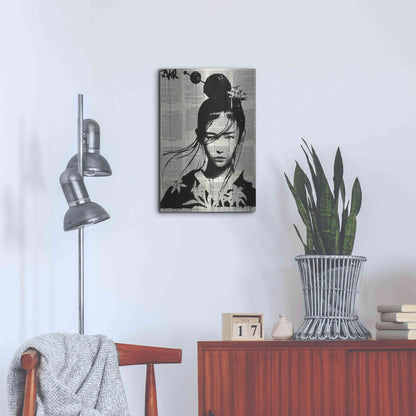 Luxe Metal Art 'Narumi' by Loui Jover, Metal Wall Art,16x24