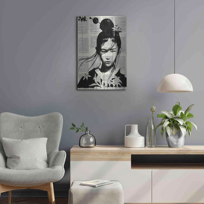 Luxe Metal Art 'Narumi' by Loui Jover, Metal Wall Art,16x24