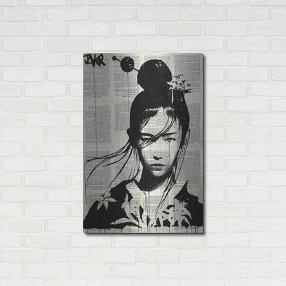 Luxe Metal Art 'Narumi' by Loui Jover, Metal Wall Art,24x36