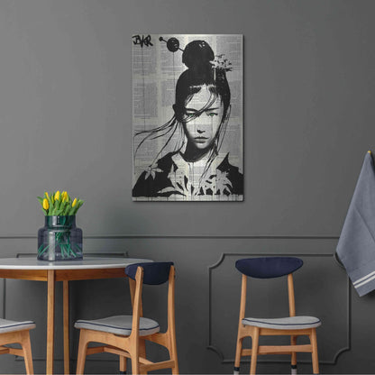 Luxe Metal Art 'Narumi' by Loui Jover, Metal Wall Art,24x36