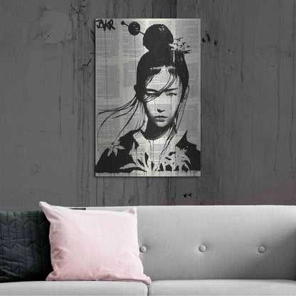 Luxe Metal Art 'Narumi' by Loui Jover, Metal Wall Art,24x36