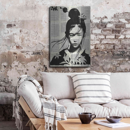 Luxe Metal Art 'Narumi' by Loui Jover, Metal Wall Art,24x36