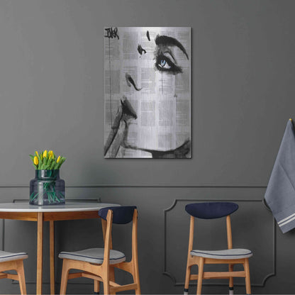 Luxe Metal Art 'Never Know' by Loui Jover, Metal Wall Art,24x36