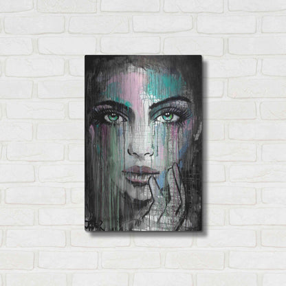 Luxe Metal Art 'New Muse' by Loui Jover, Metal Wall Art,16x24