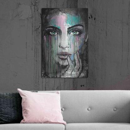 Luxe Metal Art 'New Muse' by Loui Jover, Metal Wall Art,24x36