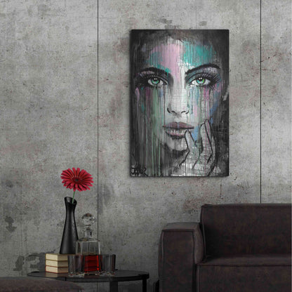 Luxe Metal Art 'New Muse' by Loui Jover, Metal Wall Art,24x36