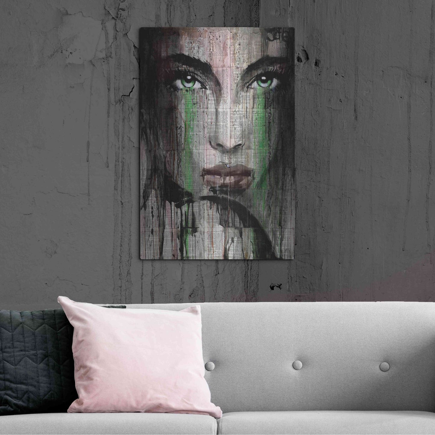 Luxe Metal Art 'Nordica' by Loui Jover, Metal Wall Art,24x36