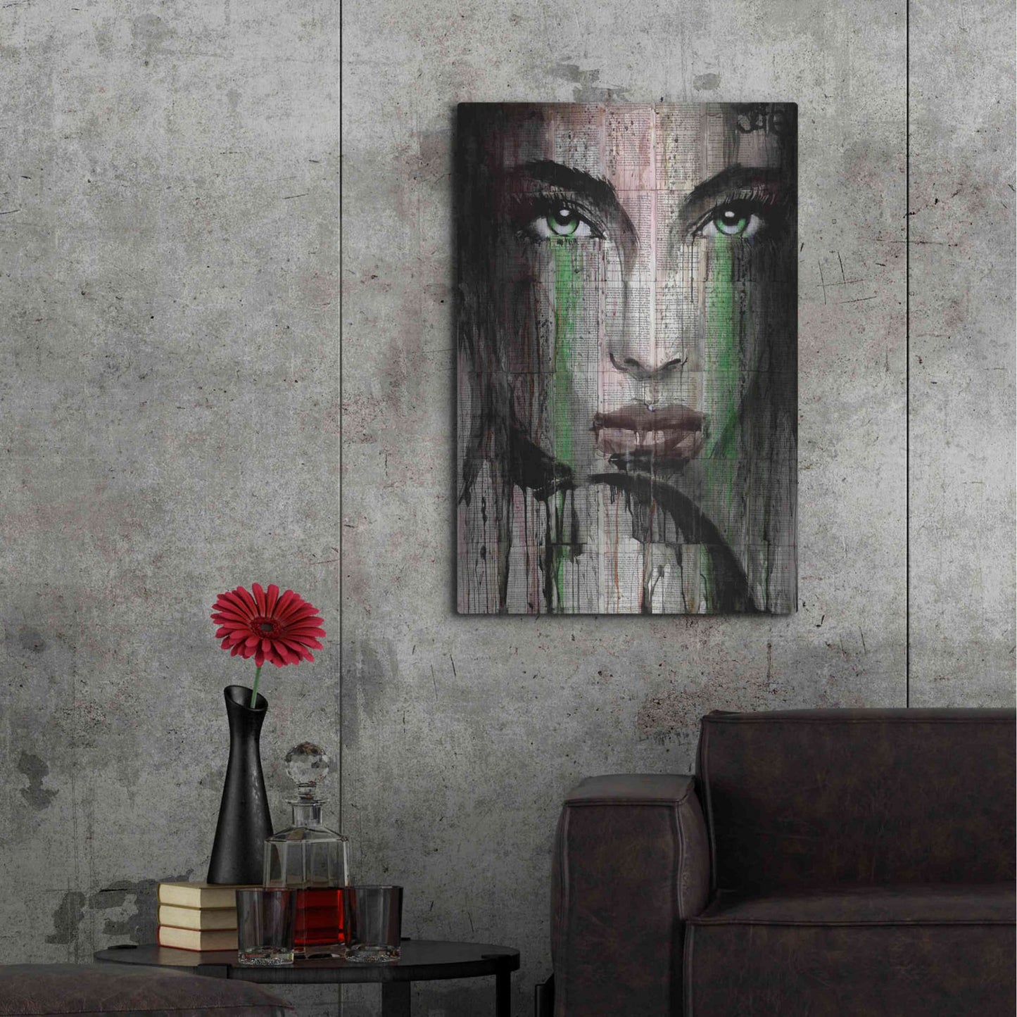 Luxe Metal Art 'Nordica' by Loui Jover, Metal Wall Art,24x36