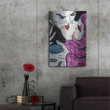 Luxe Metal Art 'Passion Pop' by Loui Jover, Metal Wall Art,24x36