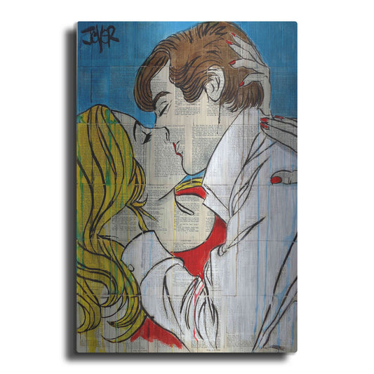 Luxe Metal Art 'Pop Romantics' by Loui Jover, Metal Wall Art