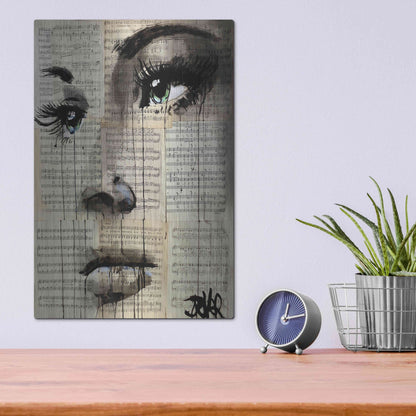 Luxe Metal Art 'Shore' by Loui Jover, Metal Wall Art,12x16