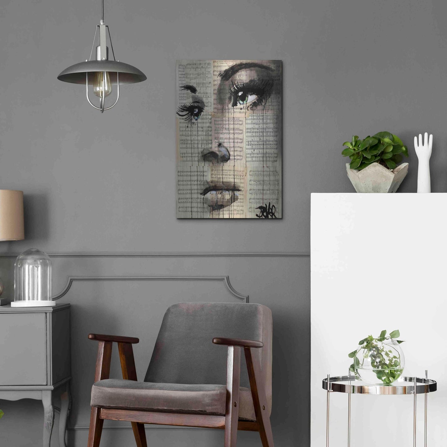 Luxe Metal Art 'Shore' by Loui Jover, Metal Wall Art,16x24